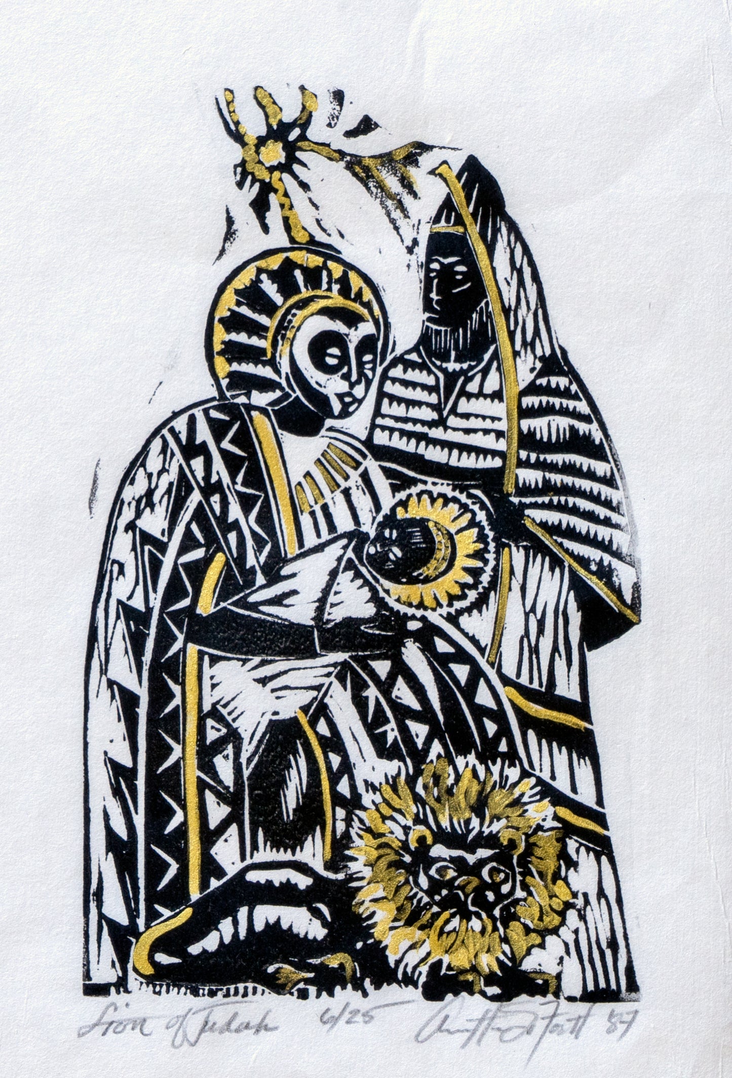 Lion of Judah/ hand painted