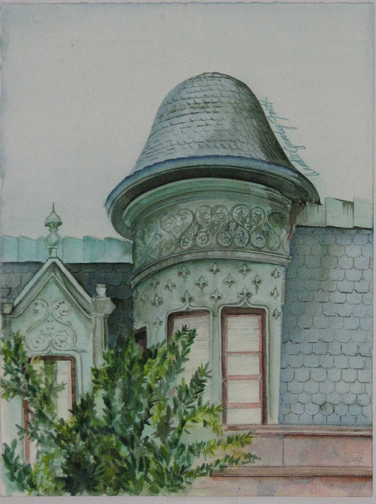 Brownstone with Copper Cupola